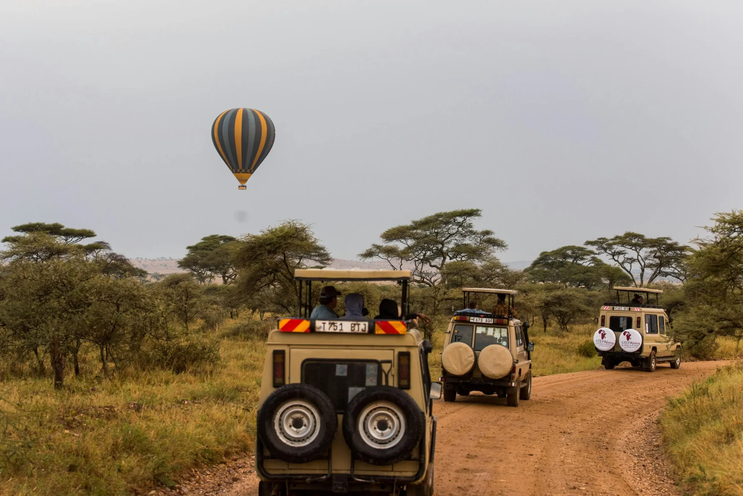 Read more about the article Hot Air Balloon Safari with Champagne Breakfast