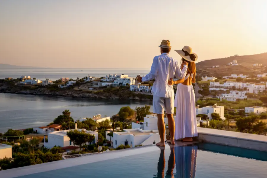 couples enjoying the view together