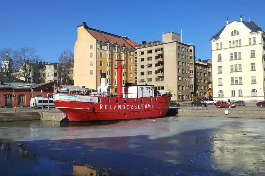 View of Finland in winter