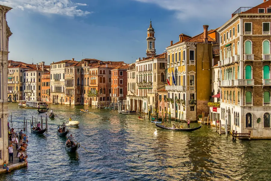 View of Venice in Italy.