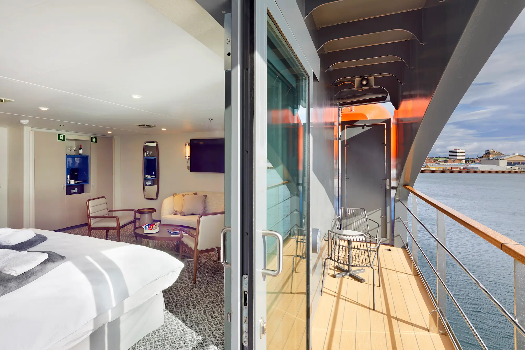 Cabin and Balcony view