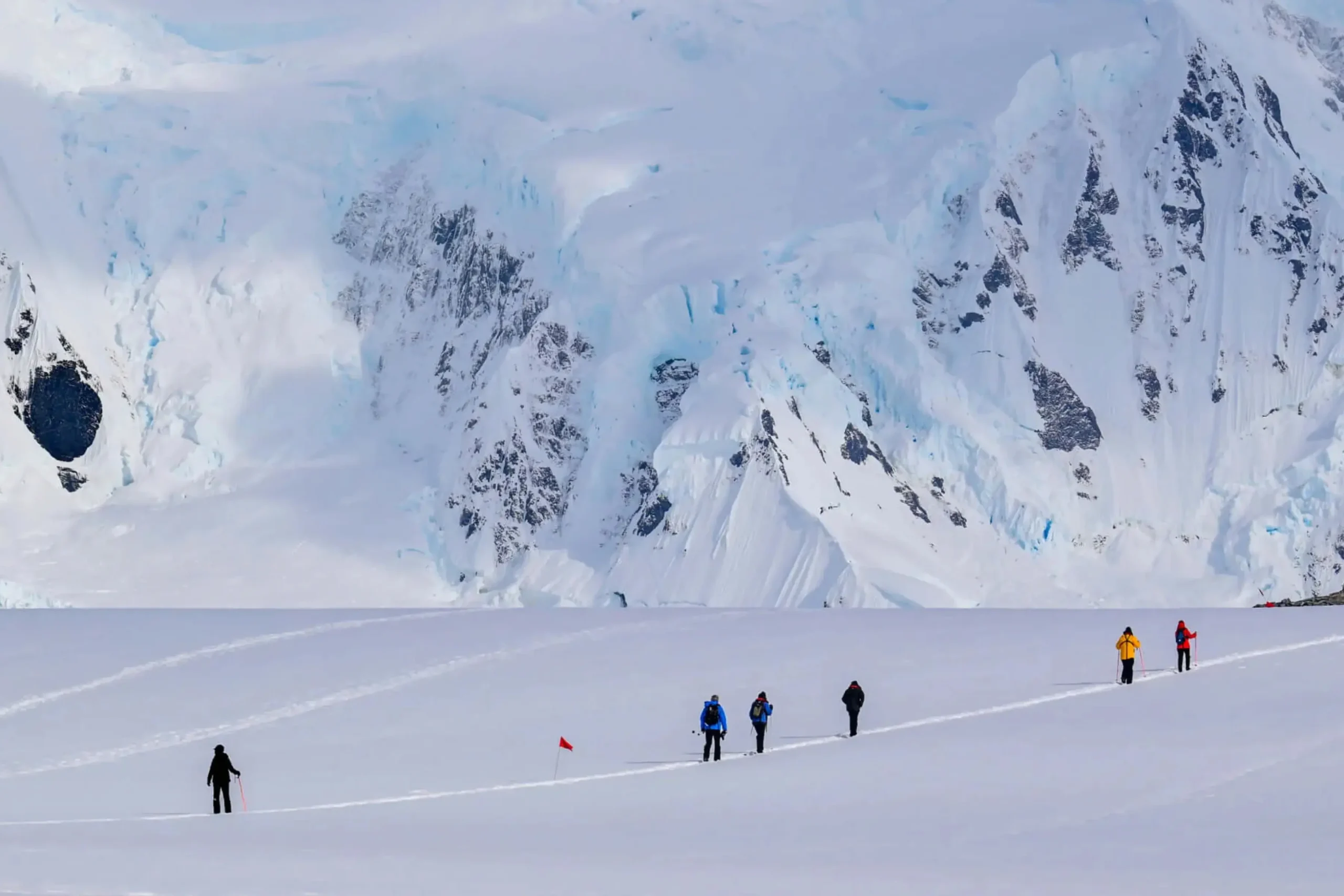 Guests exploring Antarctica